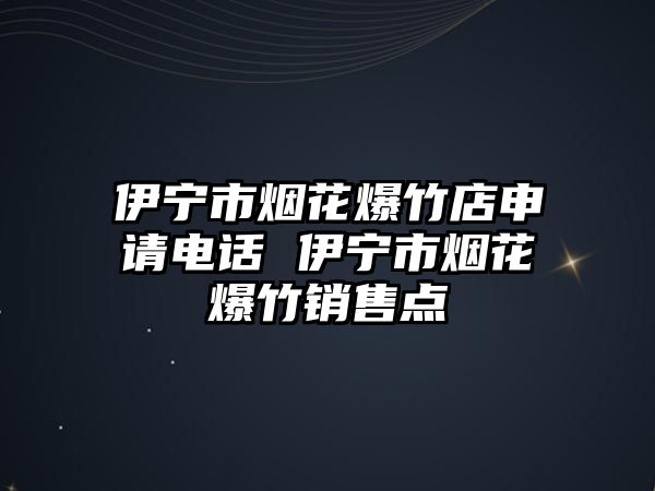 伊寧市煙花爆竹店申請電話 伊寧市煙花爆竹銷售點(diǎn)